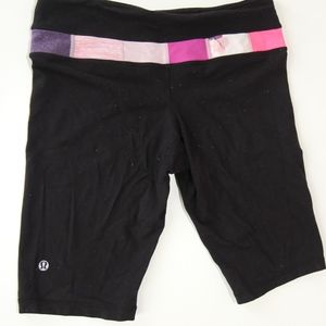 Lululemon black workout shorts